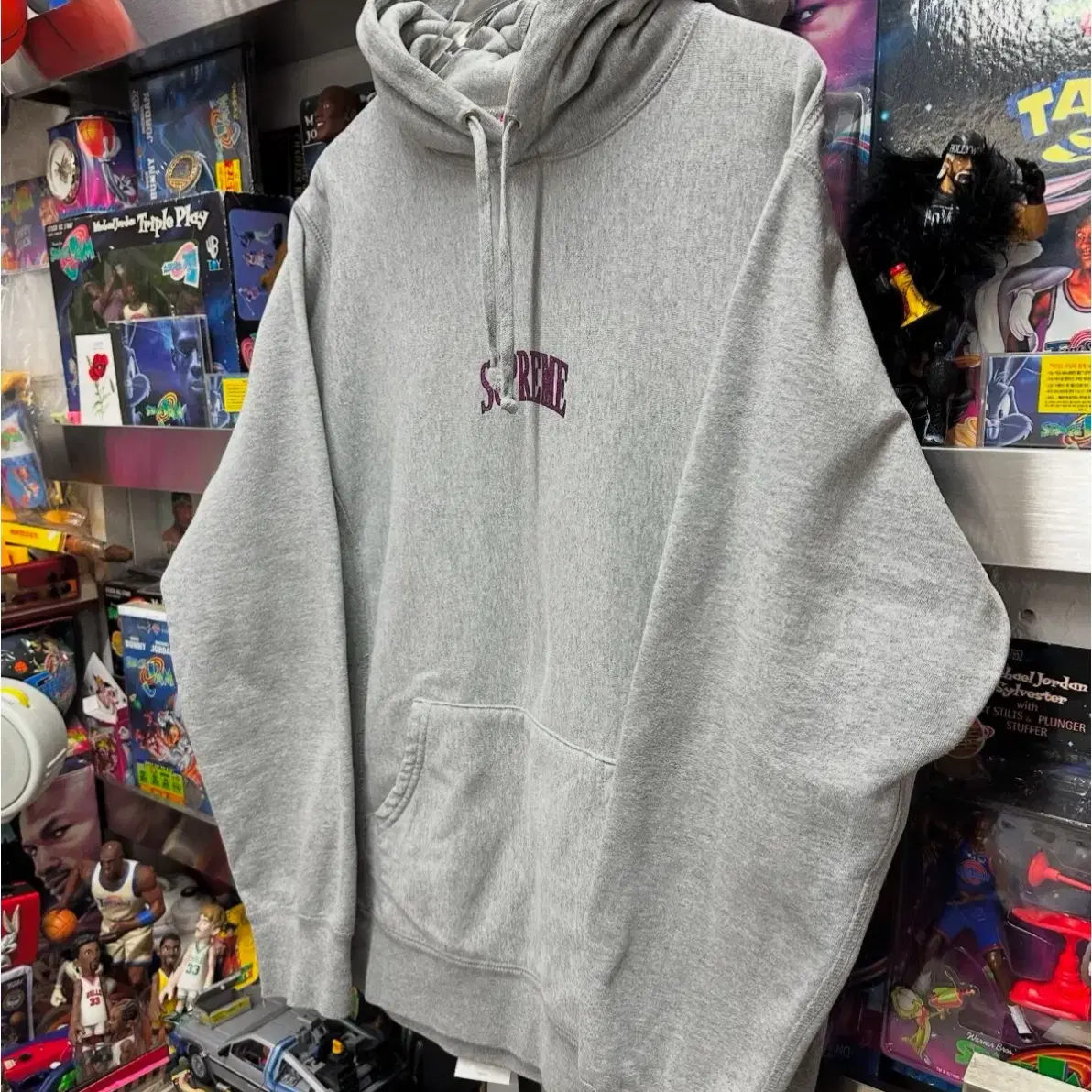 슈프림 후드 SUPREME GLITTER ARC LOGO HOODIE