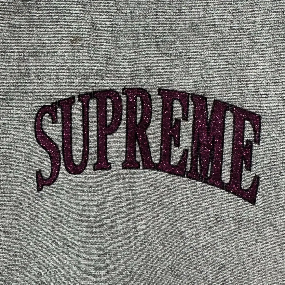 슈프림 후드 SUPREME GLITTER ARC LOGO HOODIE