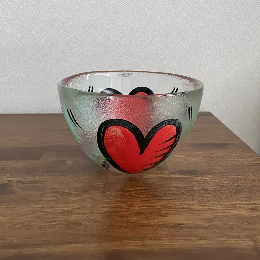 KOSTA BODA <HEART> Glass Bowl 15cm