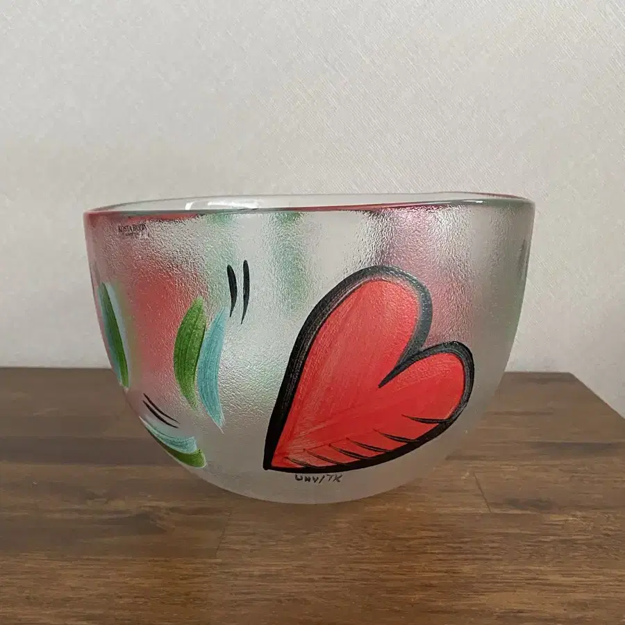 KOSTA BODA <HEART> Glass Bowl 22cm