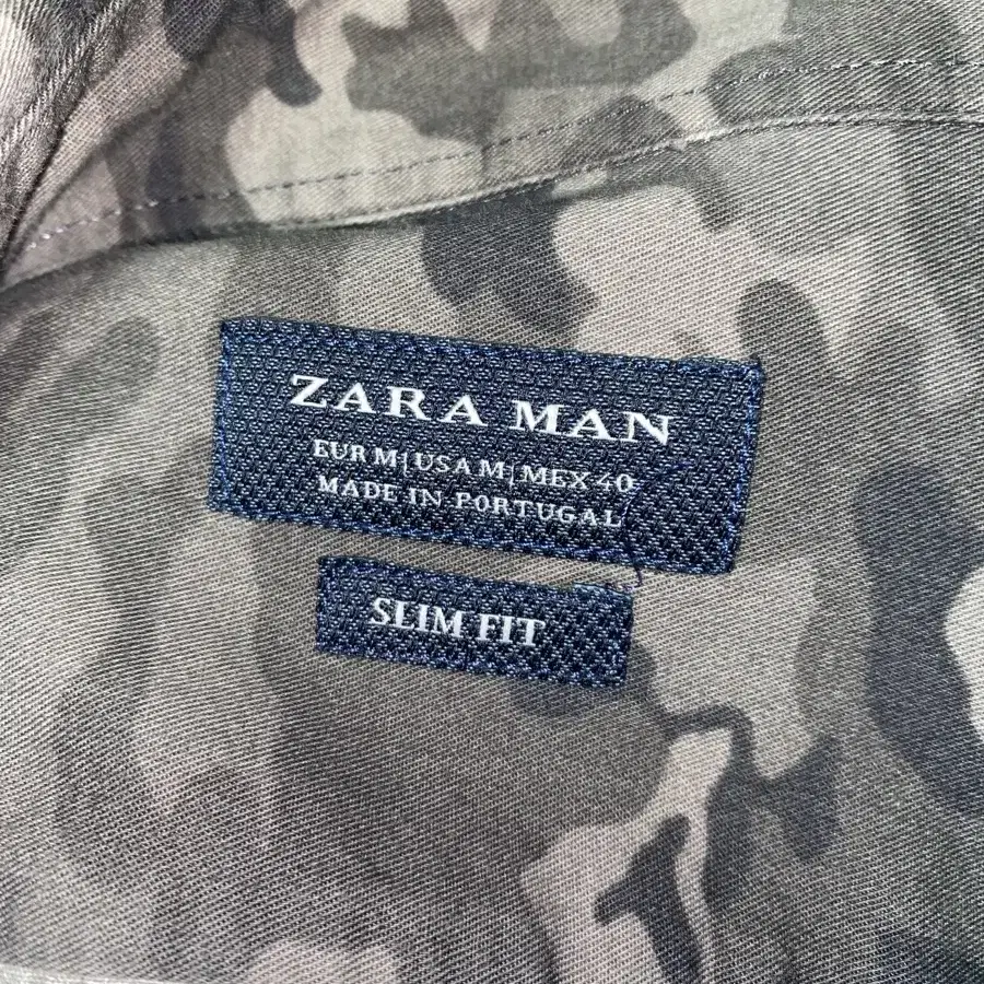 ZARA 카모 셔츠