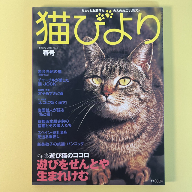 고양이 잡지 네코비요리 2002-봄 반려동물 사진 화보 집사 네코 일본