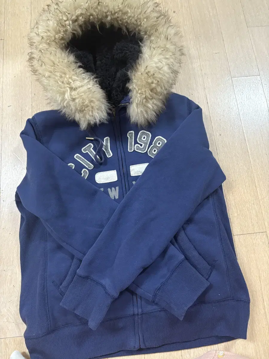 Spao Wolfjo Hoodie Zip-up Navy LHalf-priced Delivery Included