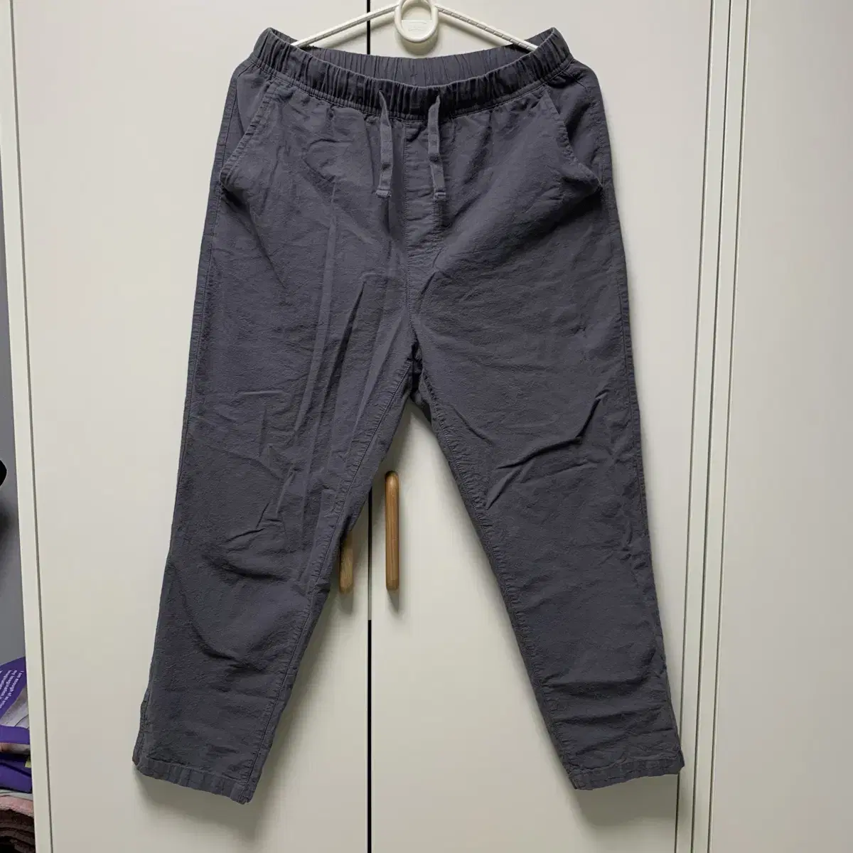 Grooved cotton pants size M