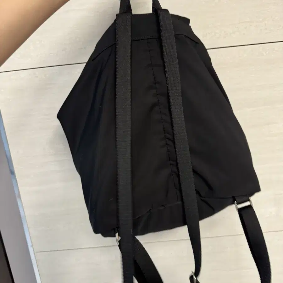 마리떼 백팩 CIRCLE LOGO BACKPACK black