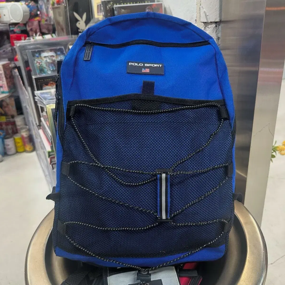 90S 폴로스포츠 POLO SPORT VTG BACKPACK BLUE