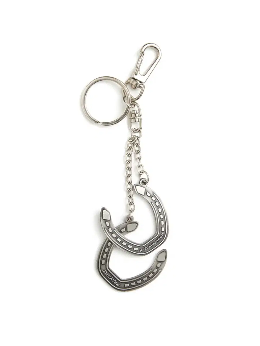 해칭룸X디키즈 Double horse shoes keyring