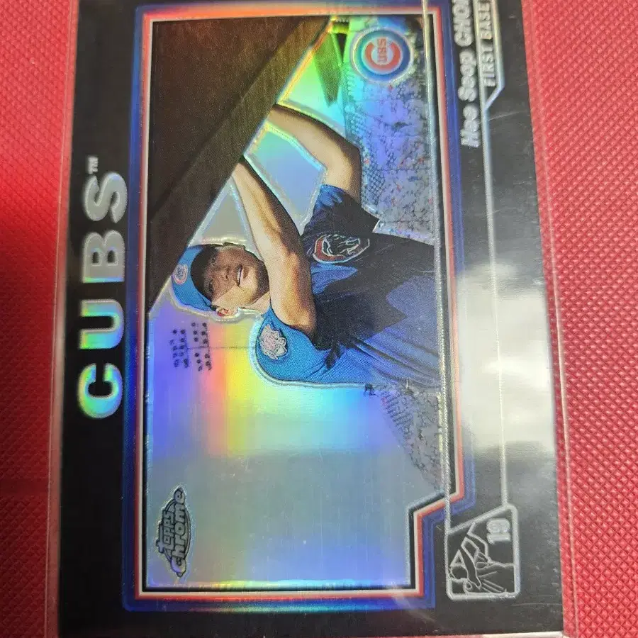 기아 최희섭 Topps Chrome 블랙 리플렉터 카드