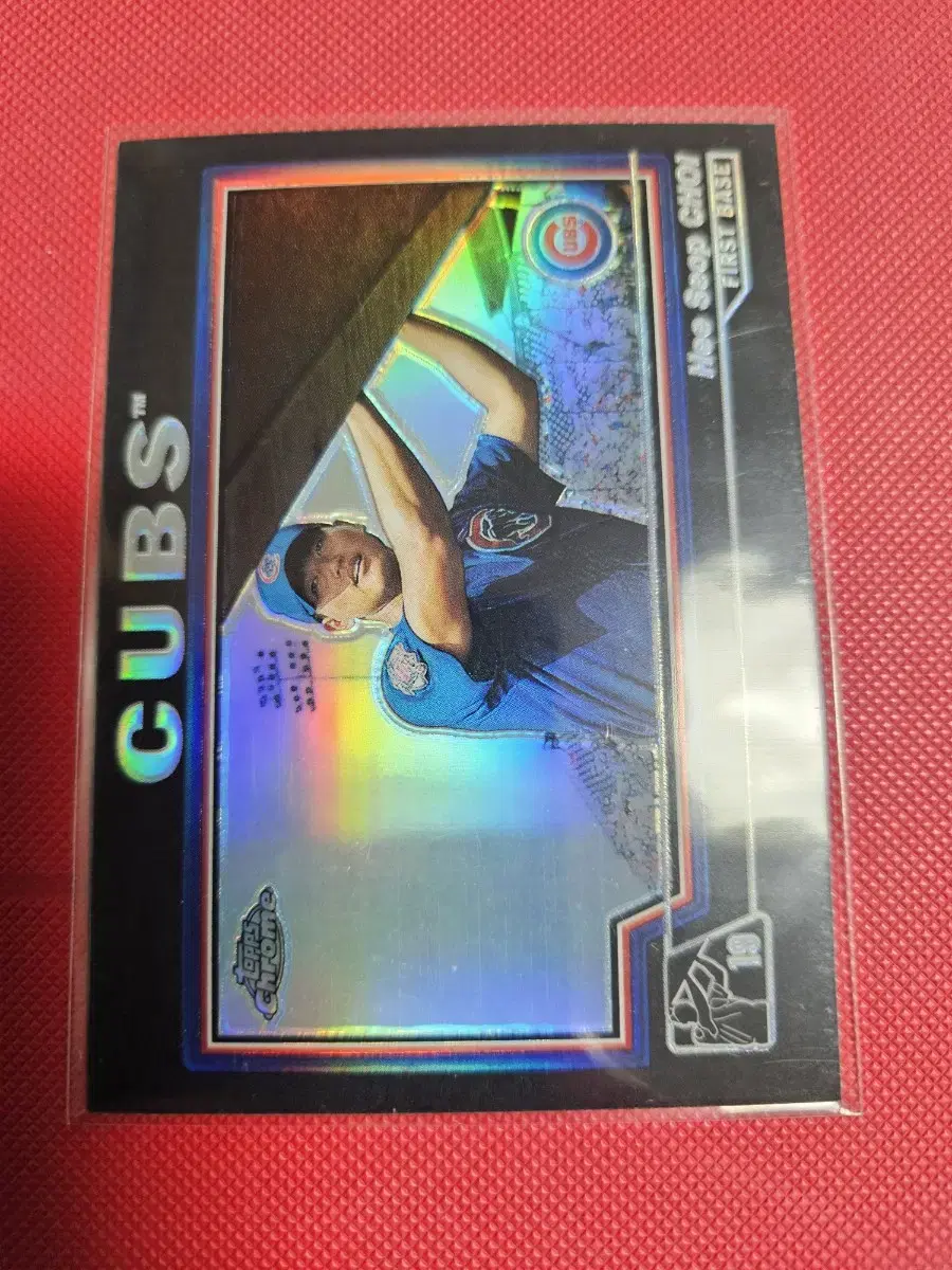 기아 최희섭 Topps Chrome 블랙 리플렉터 카드