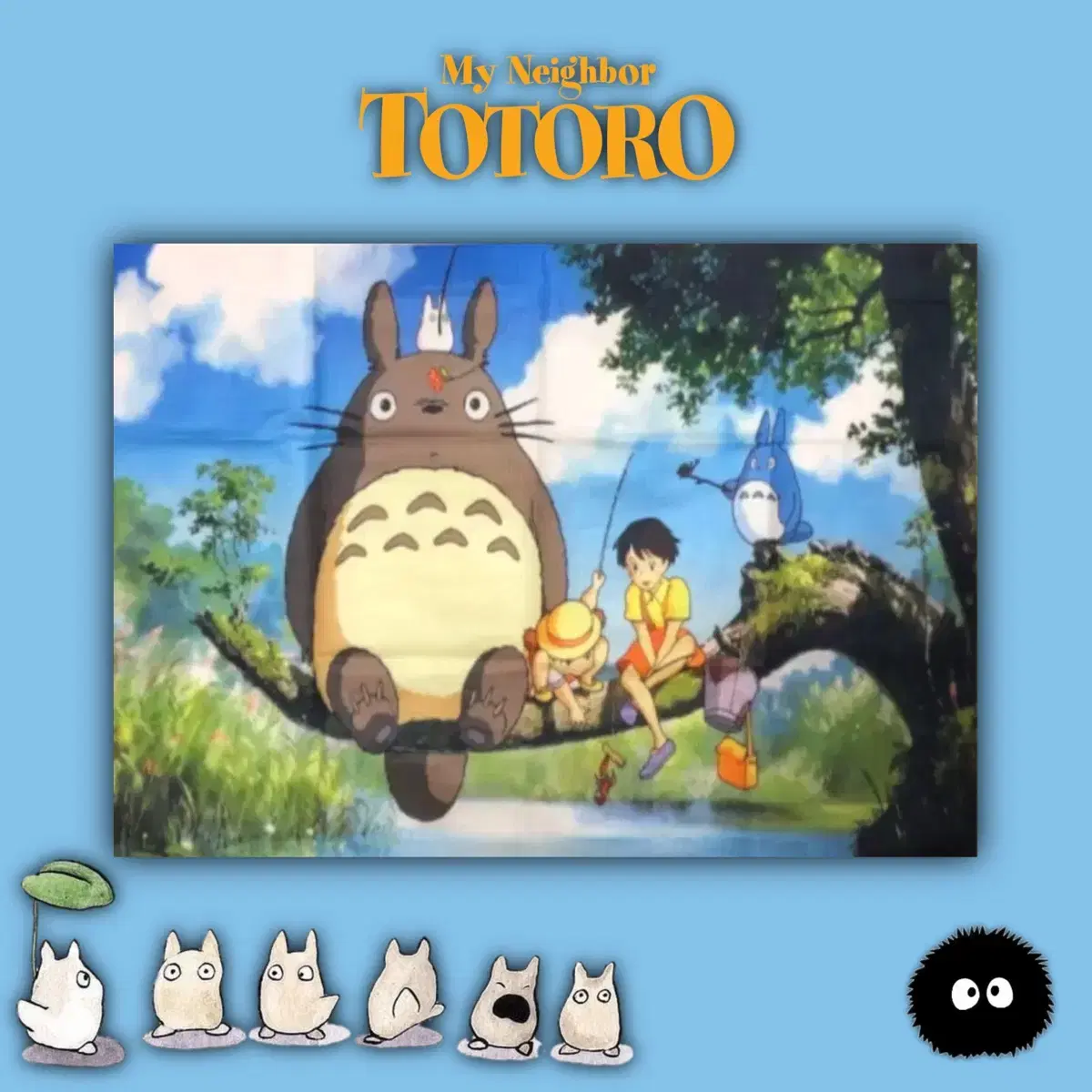 Ghibli My Neighbor Totoro Tapestry - Totoro Zuku min Satsuki May