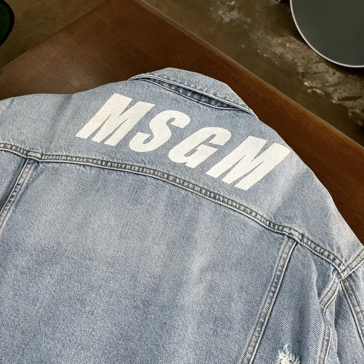 MSGM 우먼 데님자켓 38