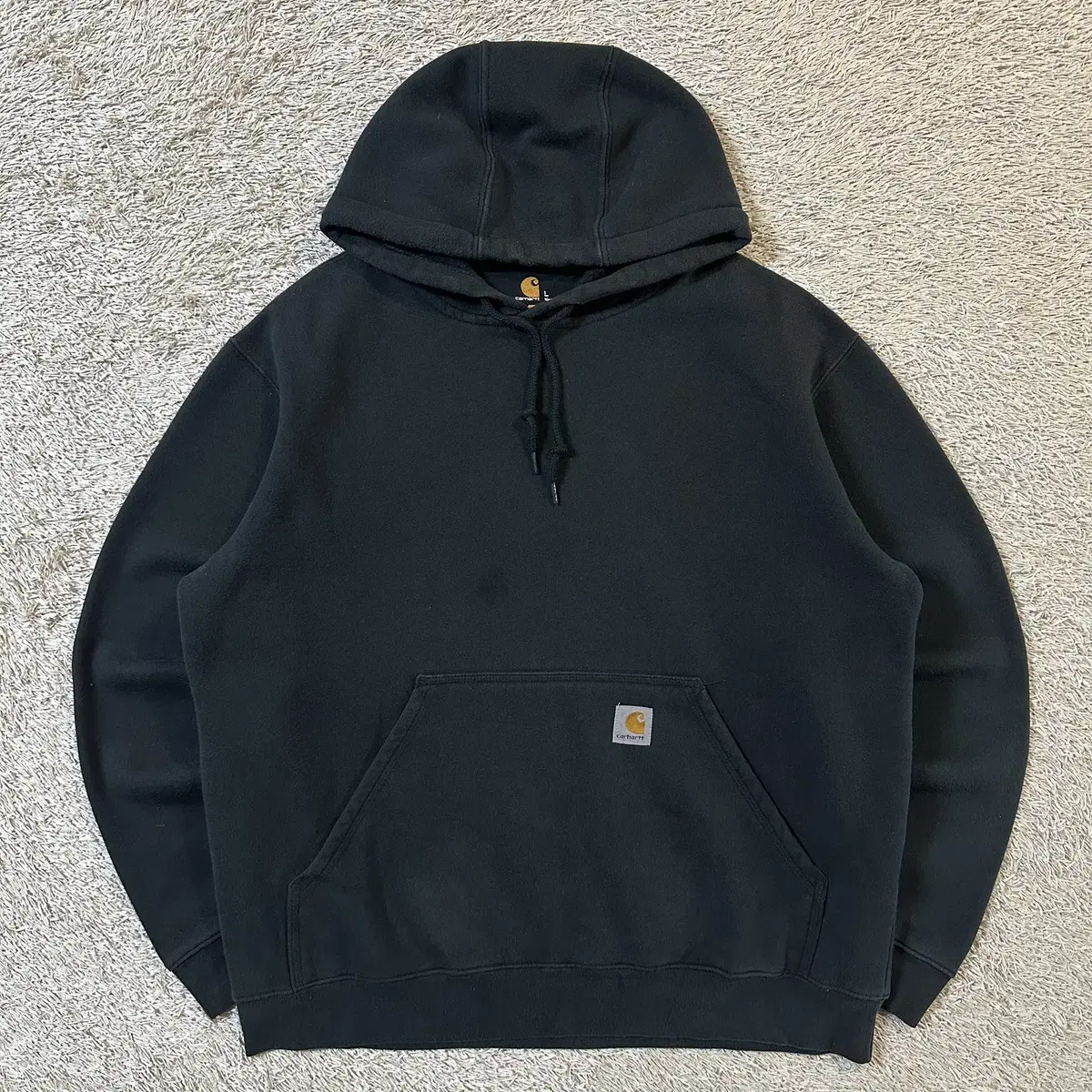 [L] 칼하트 CARHARTT 미드웨이트 오리지널핏 기모 후드티 블랙