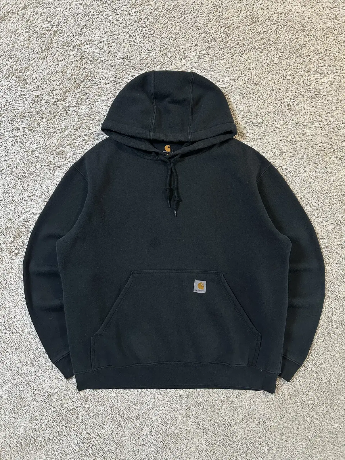 [L] 칼하트 CARHARTT 미드웨이트 오리지널핏 기모 후드티 블랙