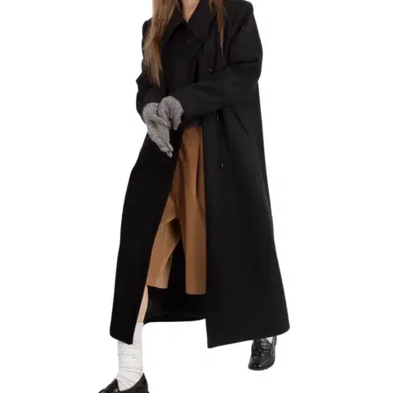 릿킴 코트 FLAT SINGLE LONG COAT