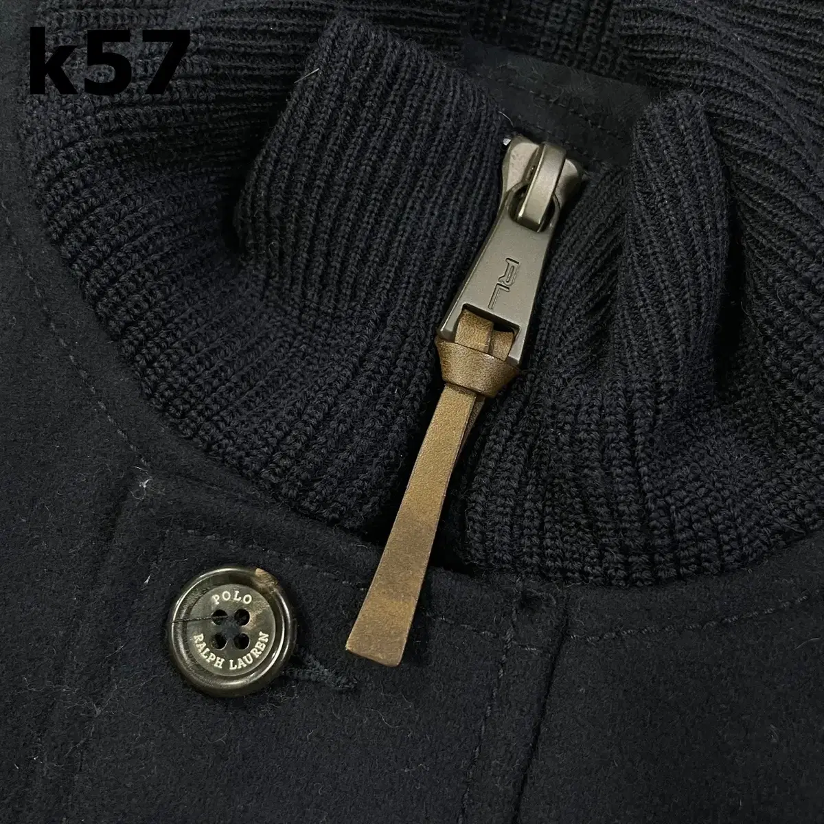 [S] 신형 폴로 랄프로렌 A-2 울 봄버 덕다운 패딩 자켓 K57