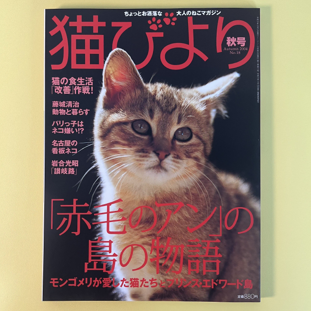 고양이 잡지 네코비요리 2004-가을 반려동물 사진 화보 집사 네코 일본