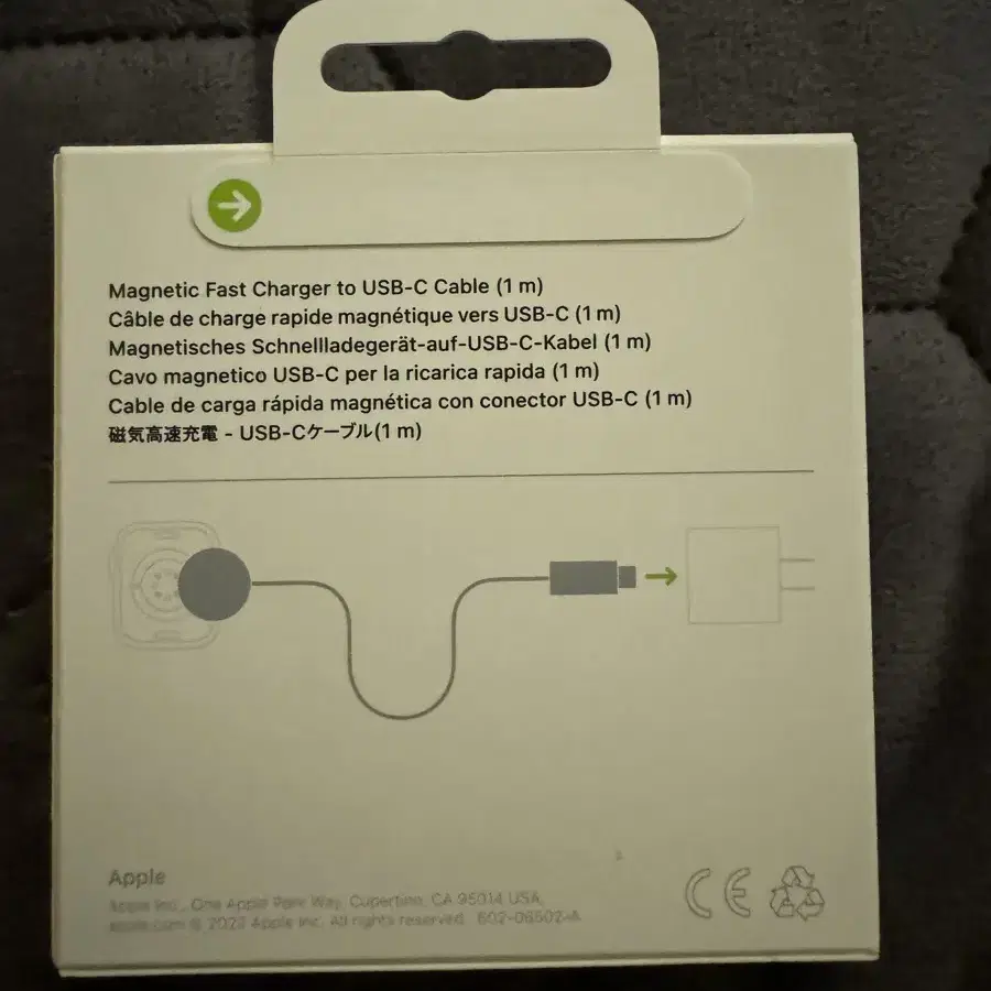 애플워치 충전선 (Apple 정품 마그네틱 급속 충전기 USB-C)