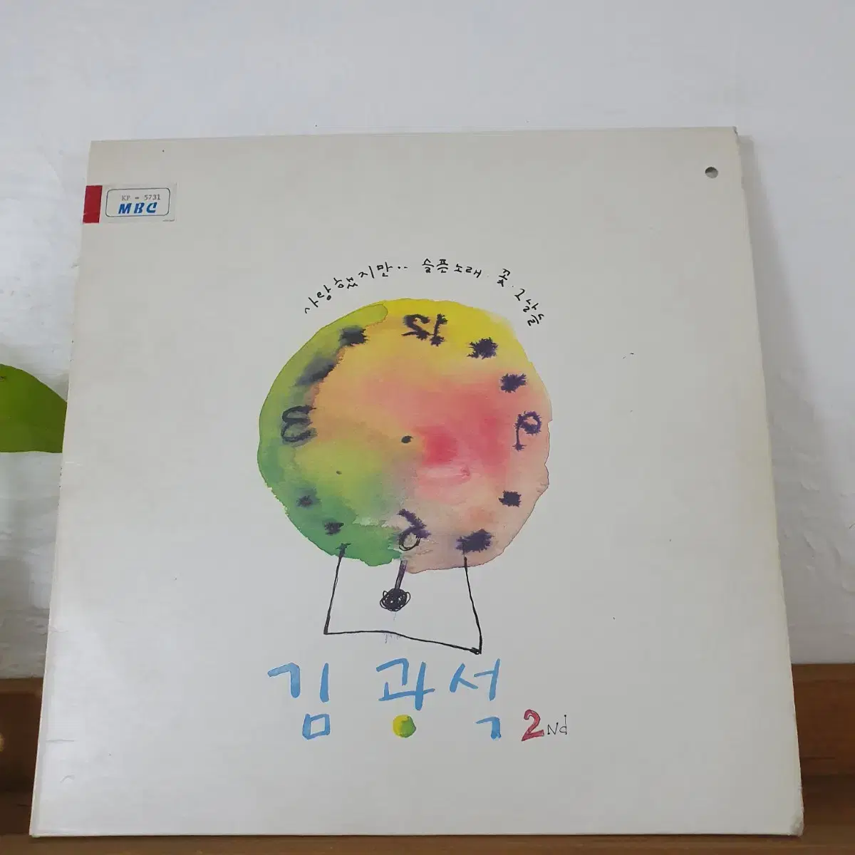 김광석2집 LP  1991  사랑했지만    사랑이라는이유로