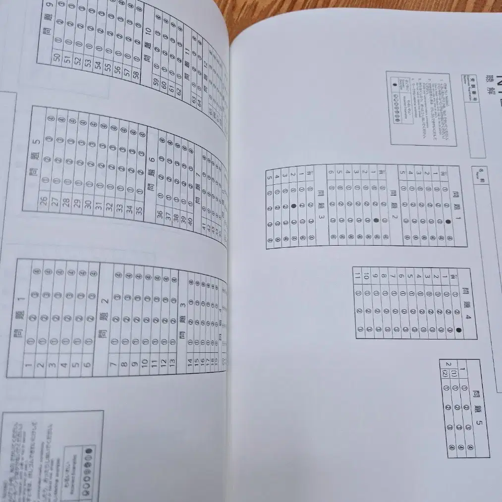 JLPT 일본어능력시험 N1 별책 2권 (실전모의테스트 문제집+단어장)