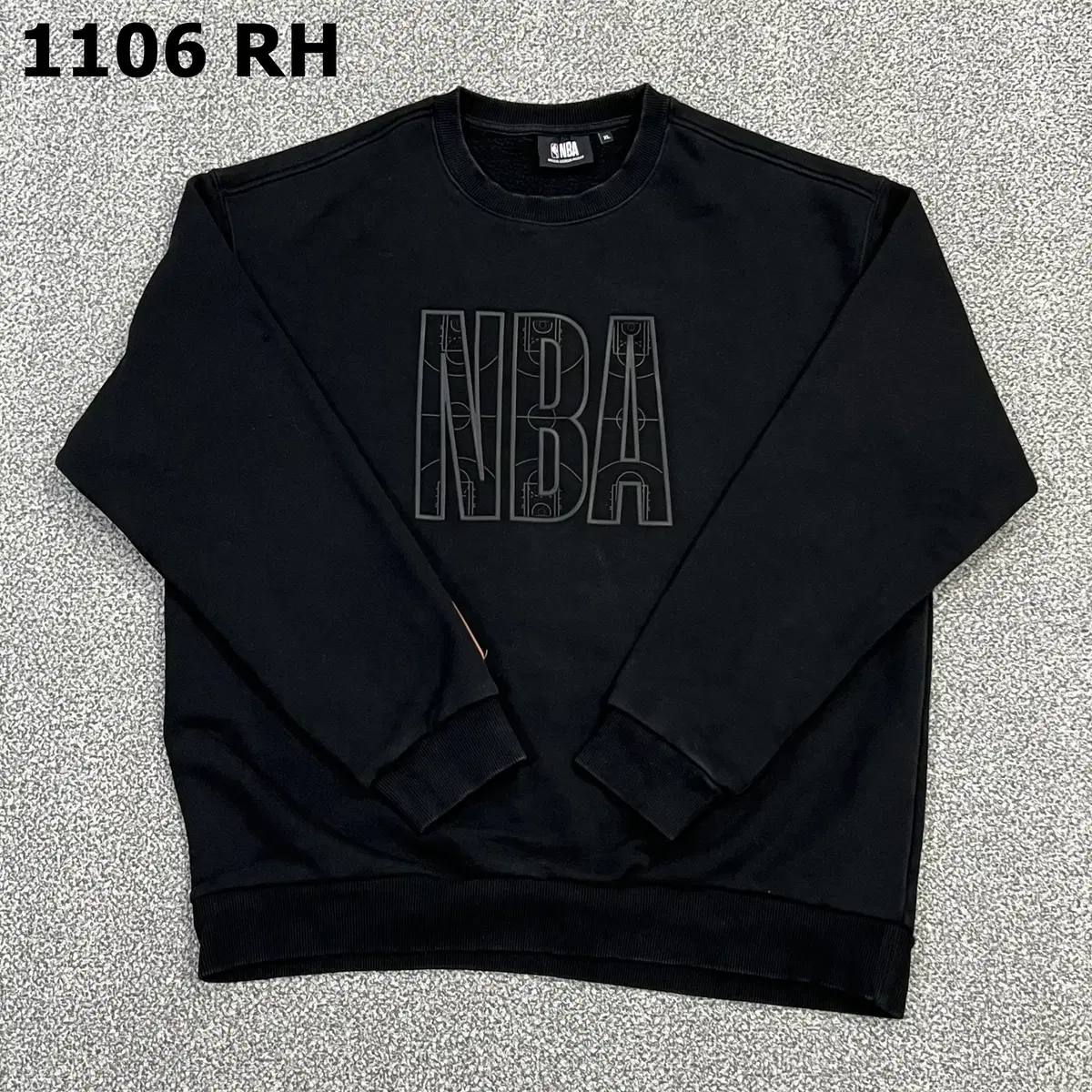 [XL] NBA 남성 자수 빅 로고 긴팔 맨투맨 1106RH