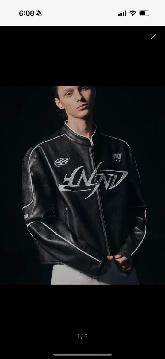 [XL] 낫포너드 Tribal Logo Racing Jacket