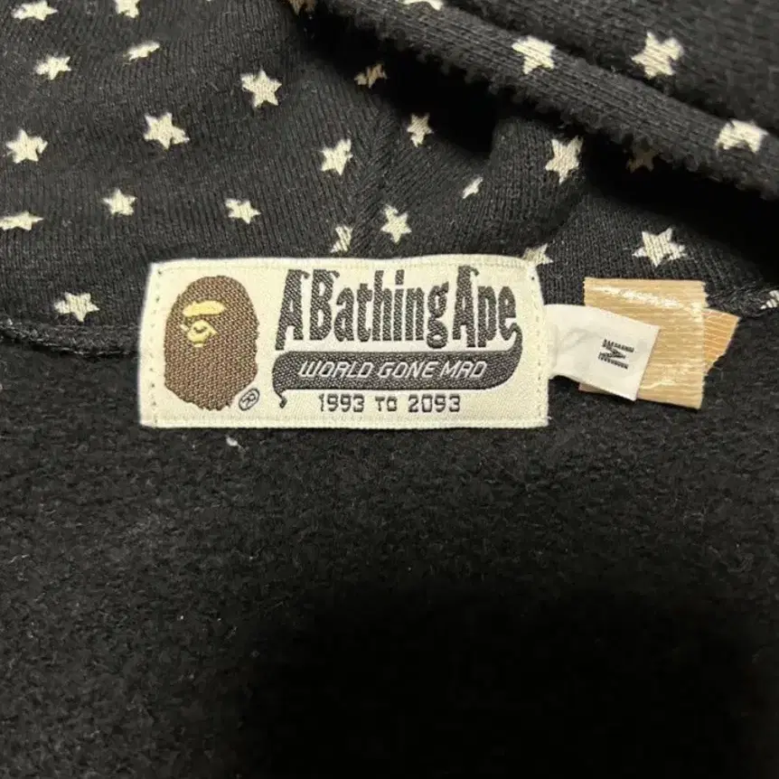 베이프 bape 스타 후드집업