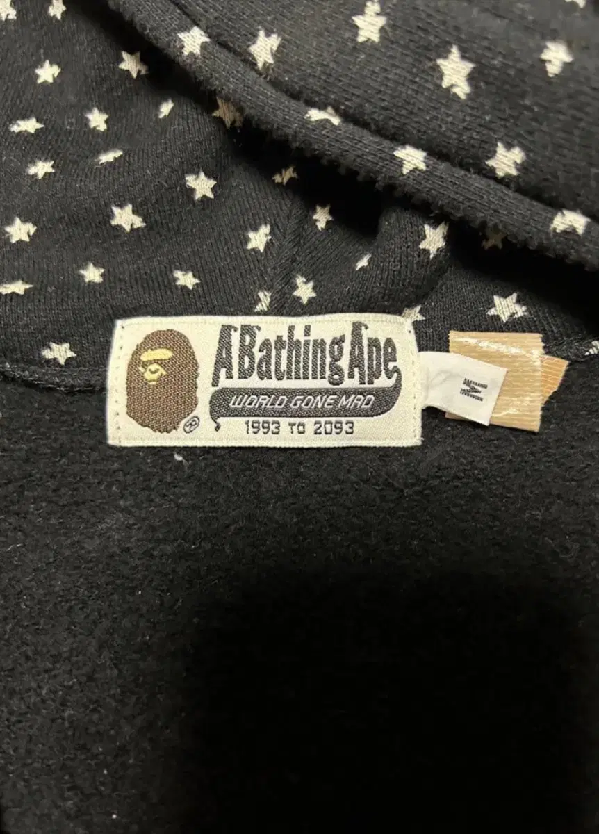 베이프 bape 스타 후드집업