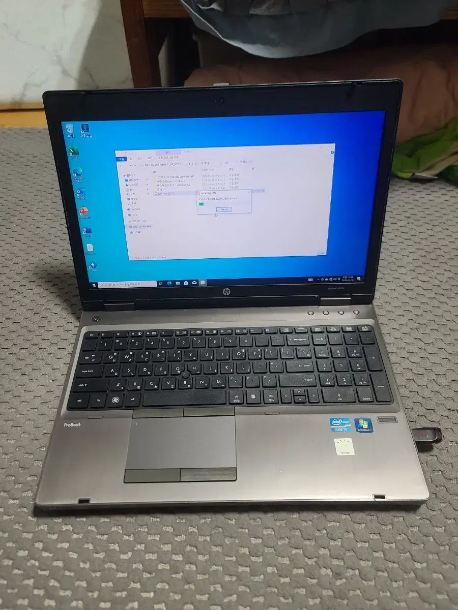 HP 6560b 노트북 i5-2450m 램8 SSD120