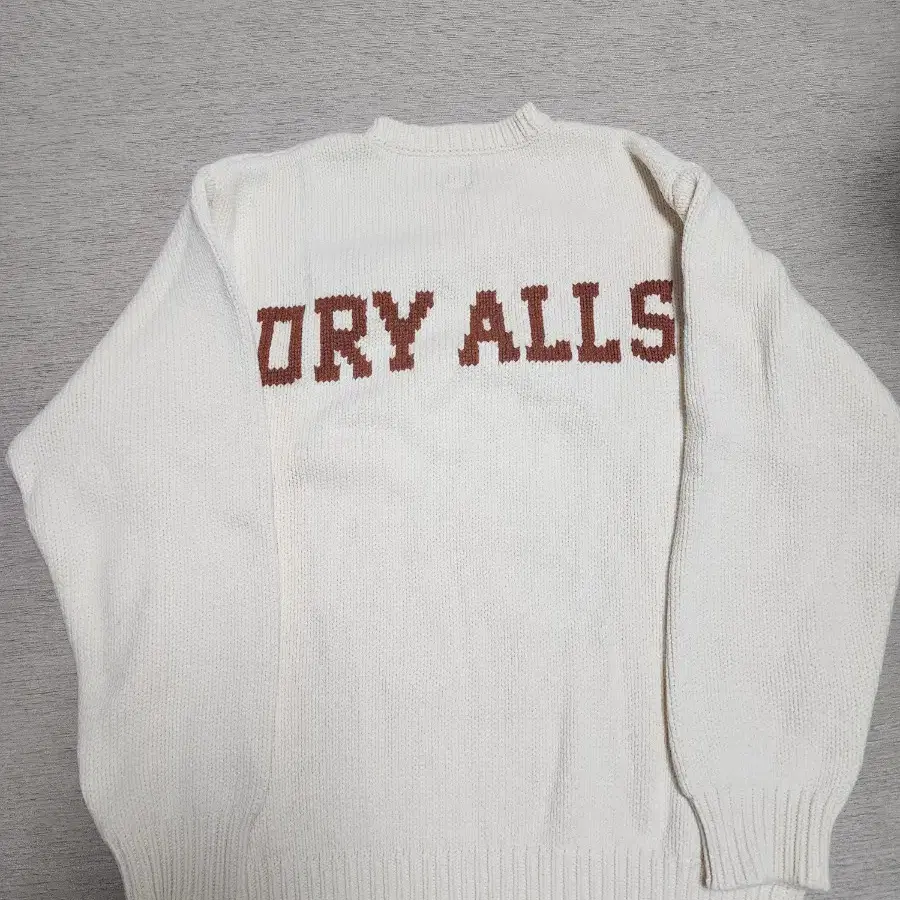 휴먼메이드(XL) Dachs Knit Sweater White