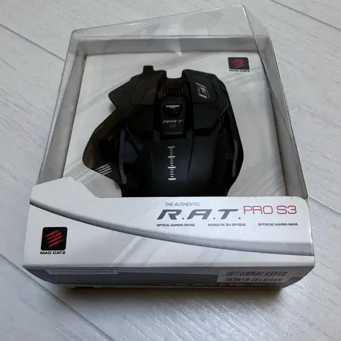 매드캣츠 R.A.T PRO S3 게이밍마우스 (미개봉)