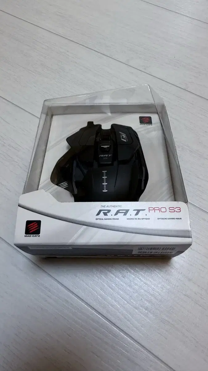 매드캣츠 R.A.T PRO S3 게이밍마우스 (미개봉)