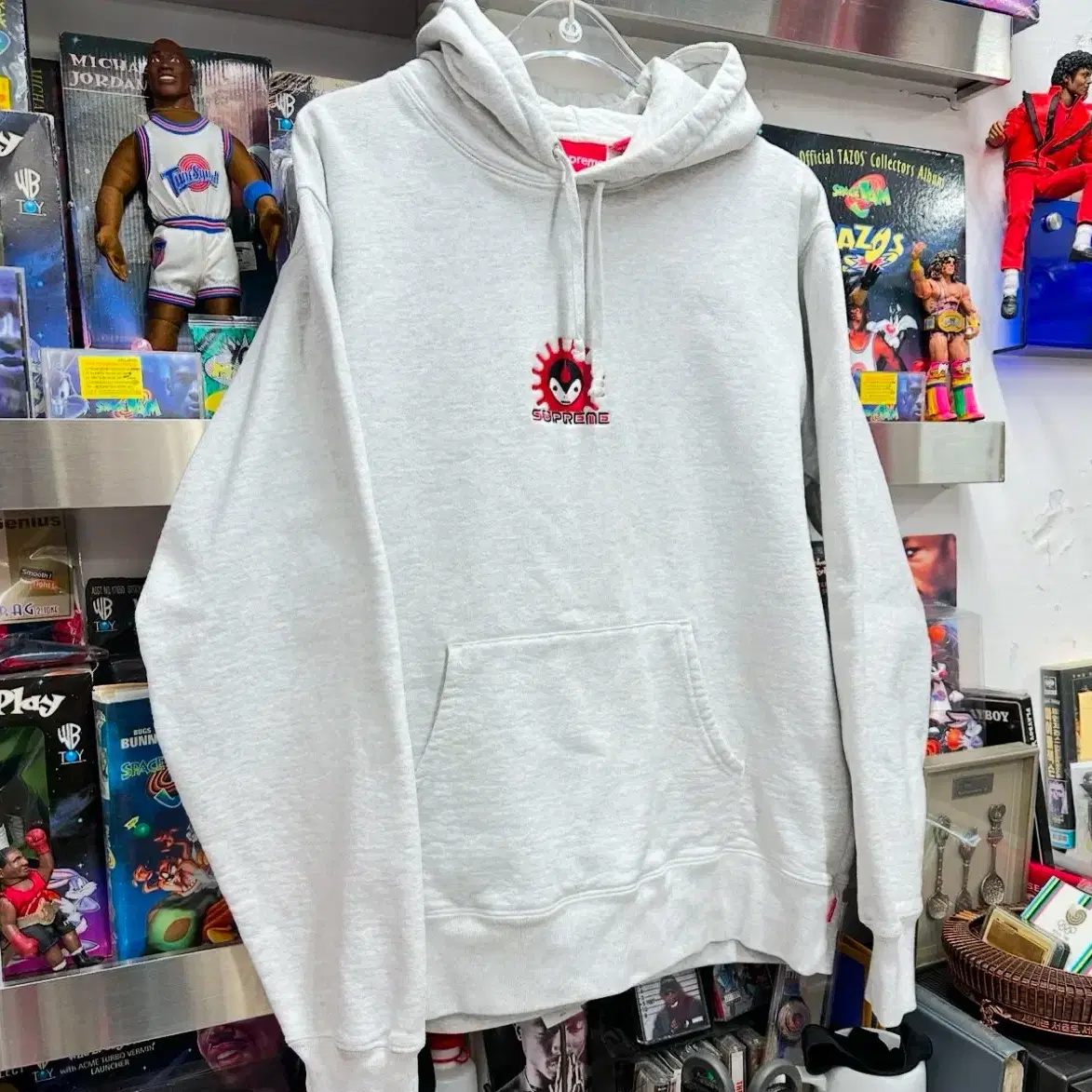 슈프림 SUPREME VAMPIRE HOODIE ASH GREY