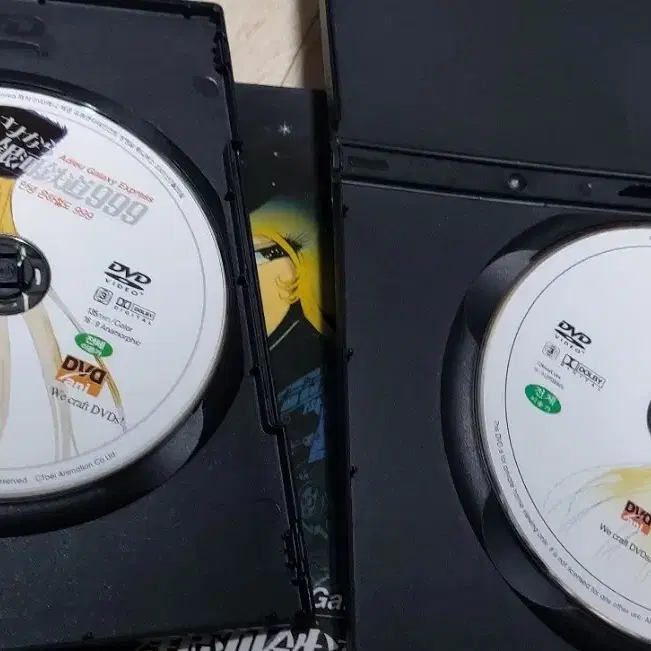 만화영화 DVD 팝니다  은하철도999 천년여왕 이상한나라의폴 1장 없어