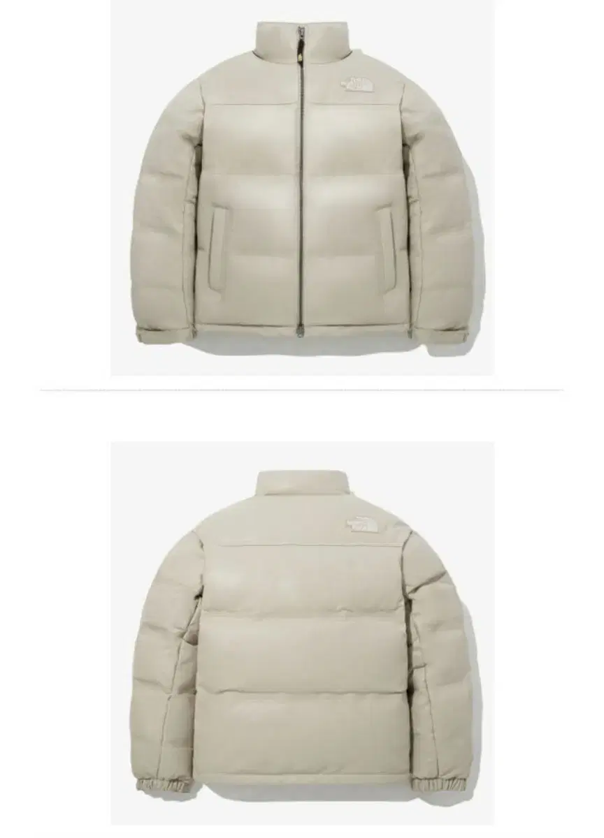 노스페이스 LEATHER NUPTSE DOWN JACKET 100사이즈