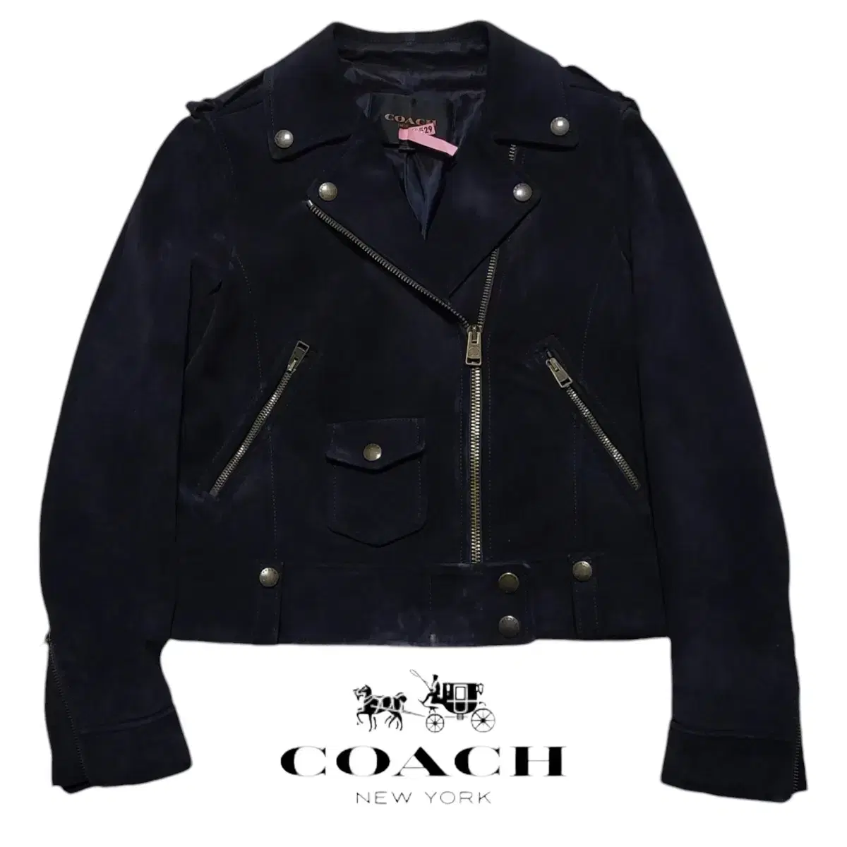 (S) 코치라이더자켓 코치가죽자켓 코치스웨이드자켓 coach 카프스킨자켓