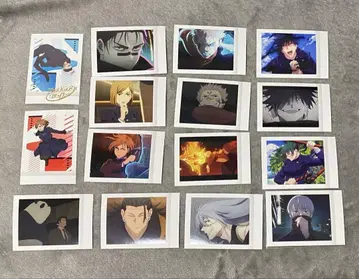 주술회전 랜덤 체키카드 16장 세트(낱개 판매 가능)