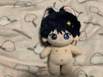 고양이 귀 흑발 주술회전후시구로 메구미 인형 봉제 인형