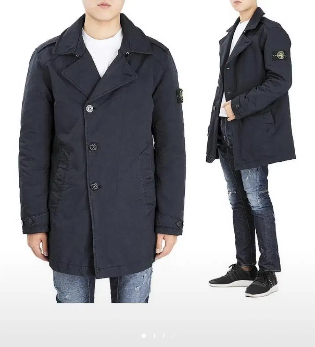 Stone Island DAVID-TC PrimaLoft Waffen Puffer Coat