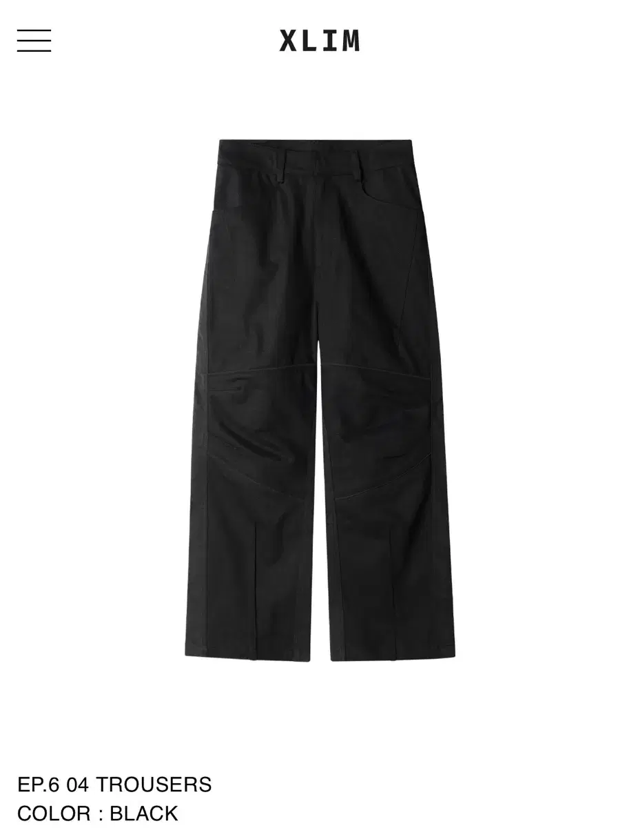 EP.6 04 TROUSERS black