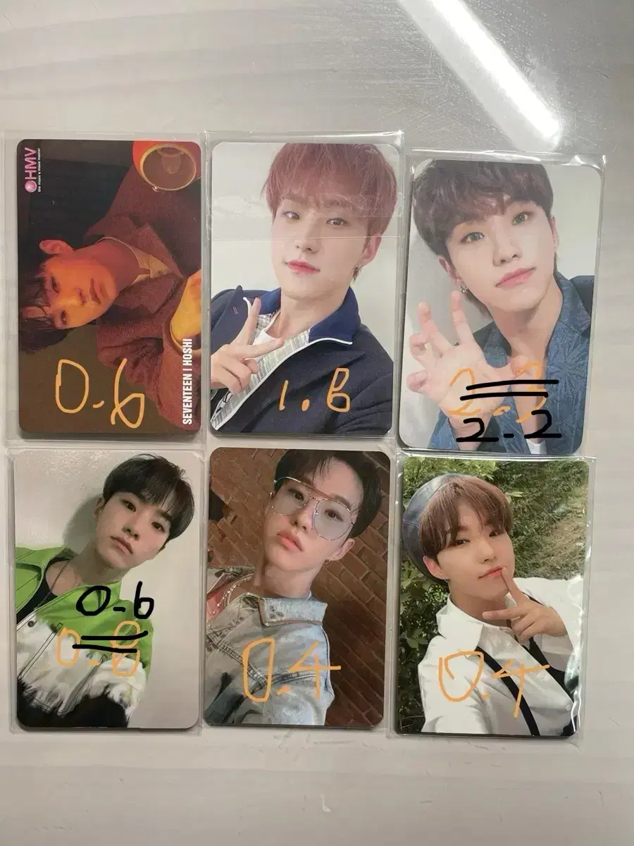 seventeen hoshi photocard semi colon henggarae yoon jeonghan jeon wonwoo