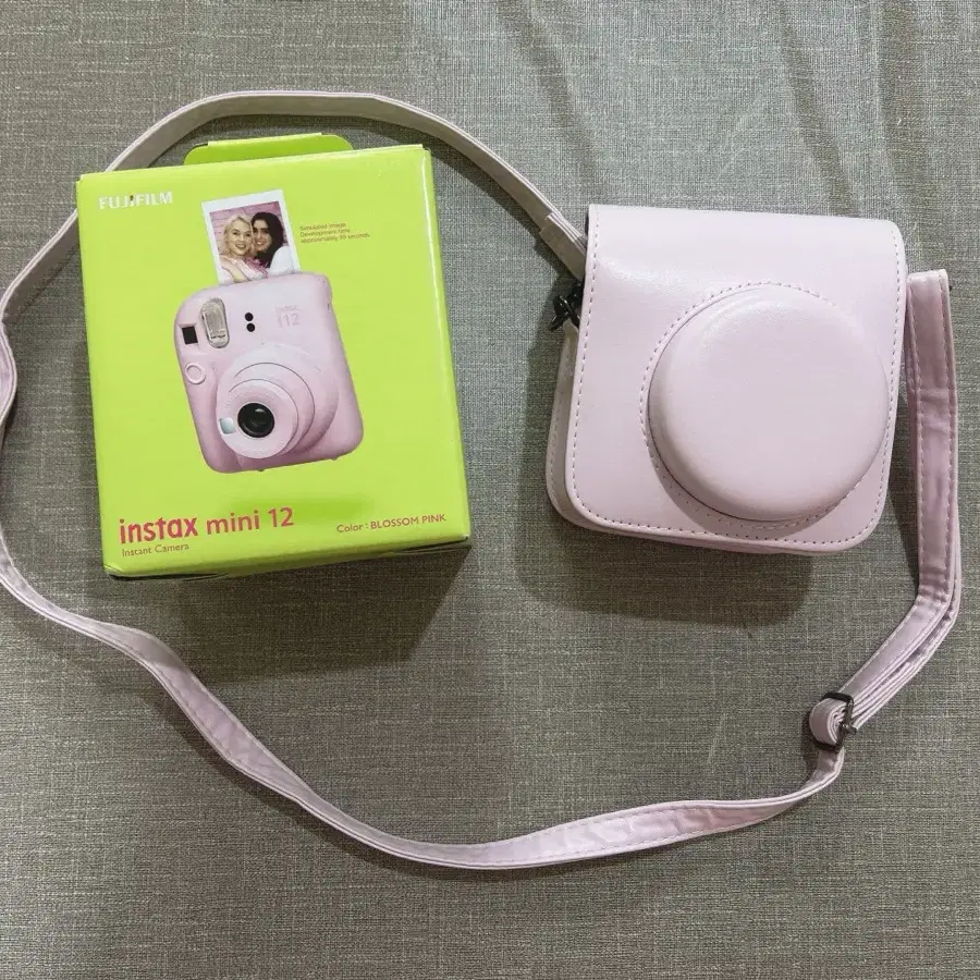 풀박)폴라로이드 카메라 instax mini12 핑크