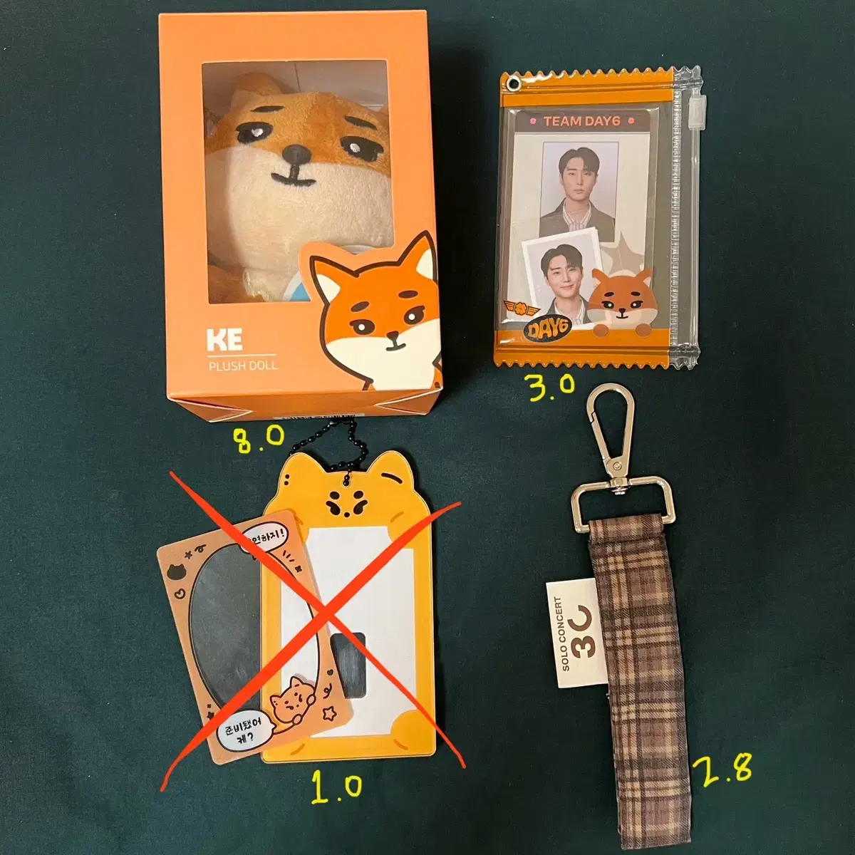 Day 6 Madewatch keyring Petitmals, etc.