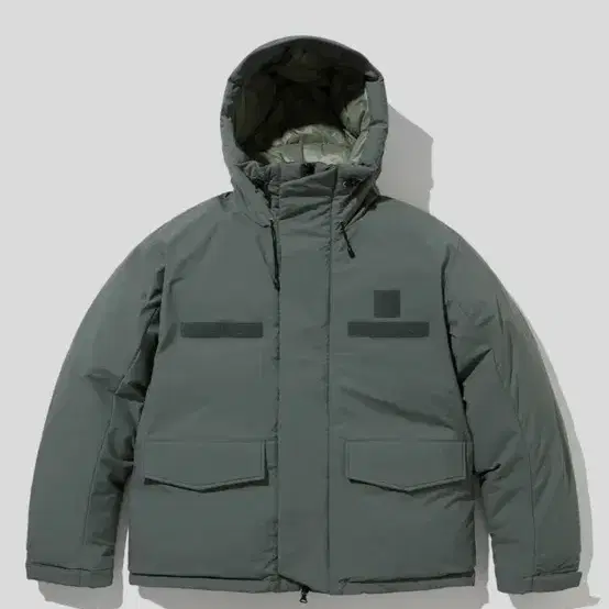 유니폼브릿지 mil down hood parka grey L사이즈 판매