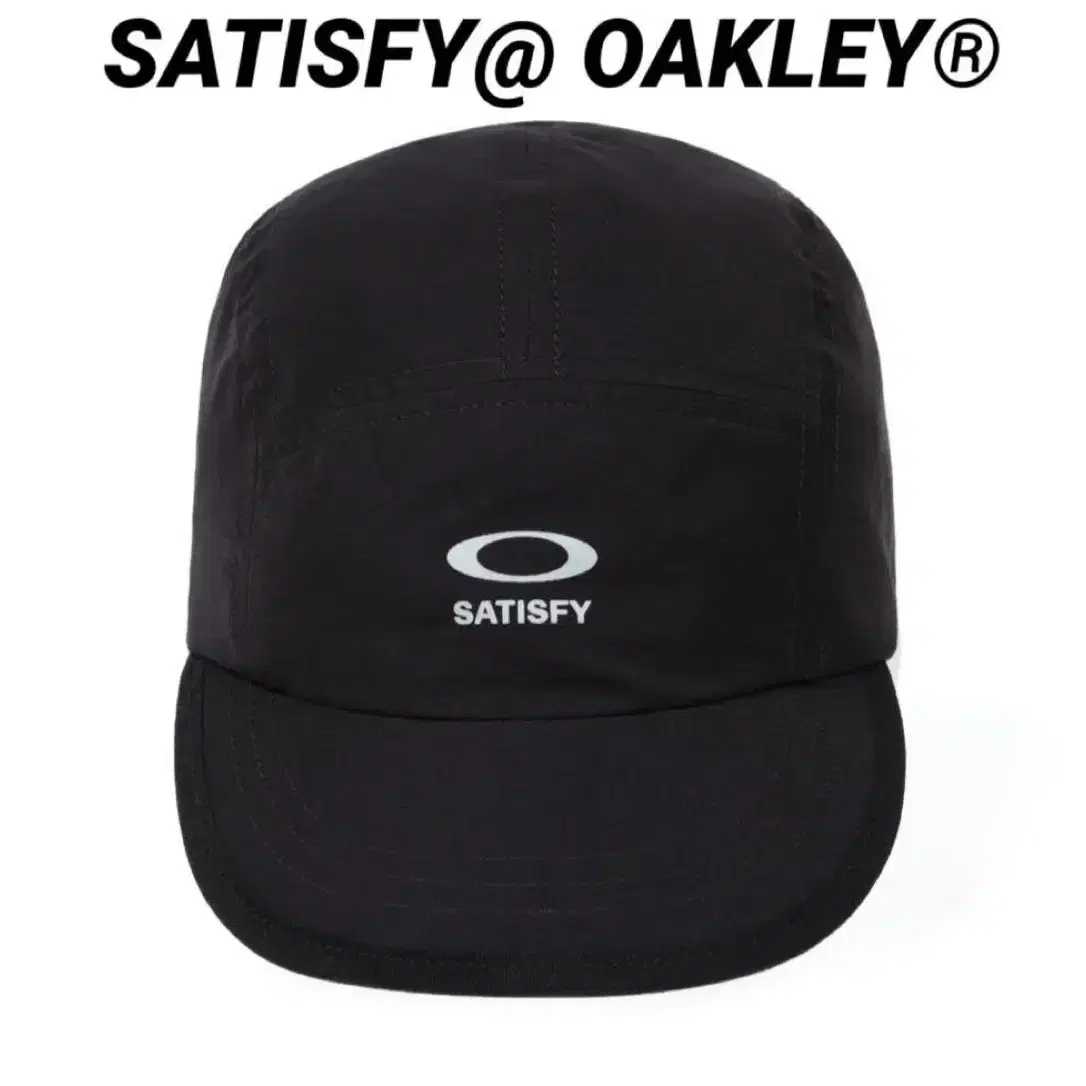 Oakley x Satisfy Peaceshell Trail Cap 블랙