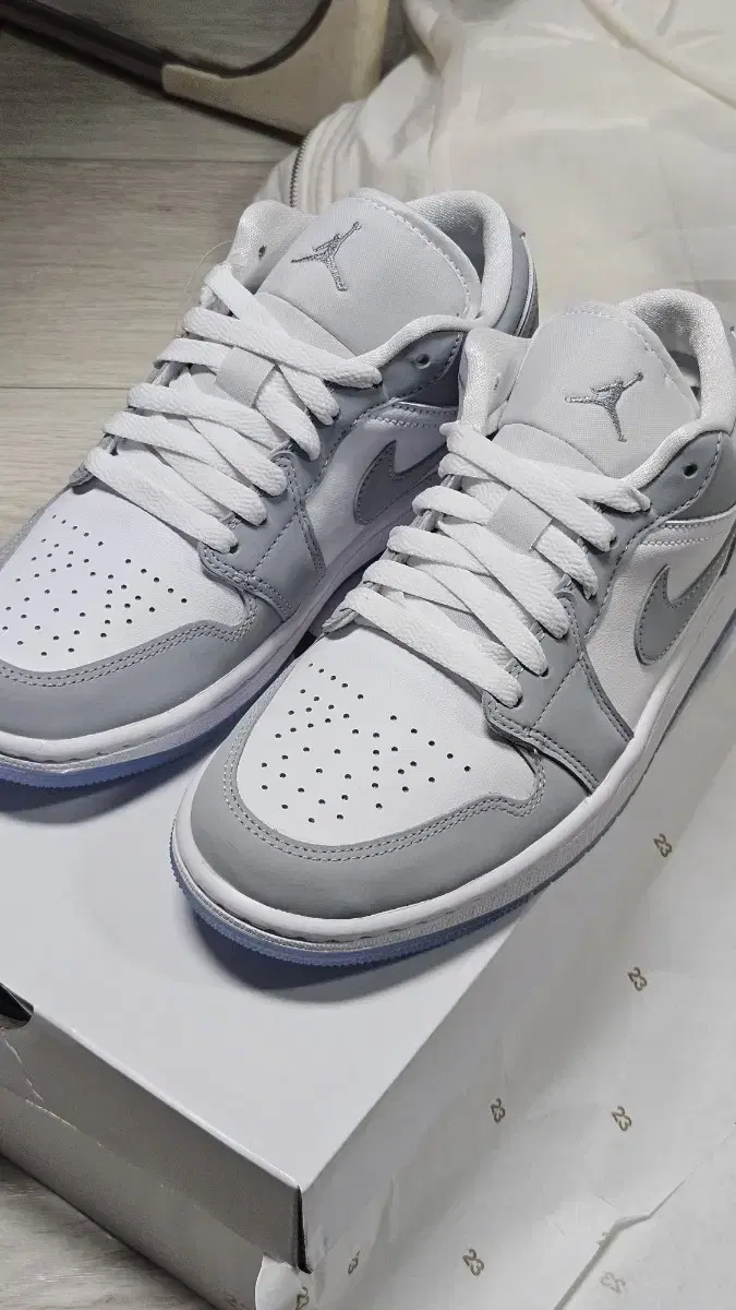 조던1로우, 230 Jordan 1 Low White Wolf Grey