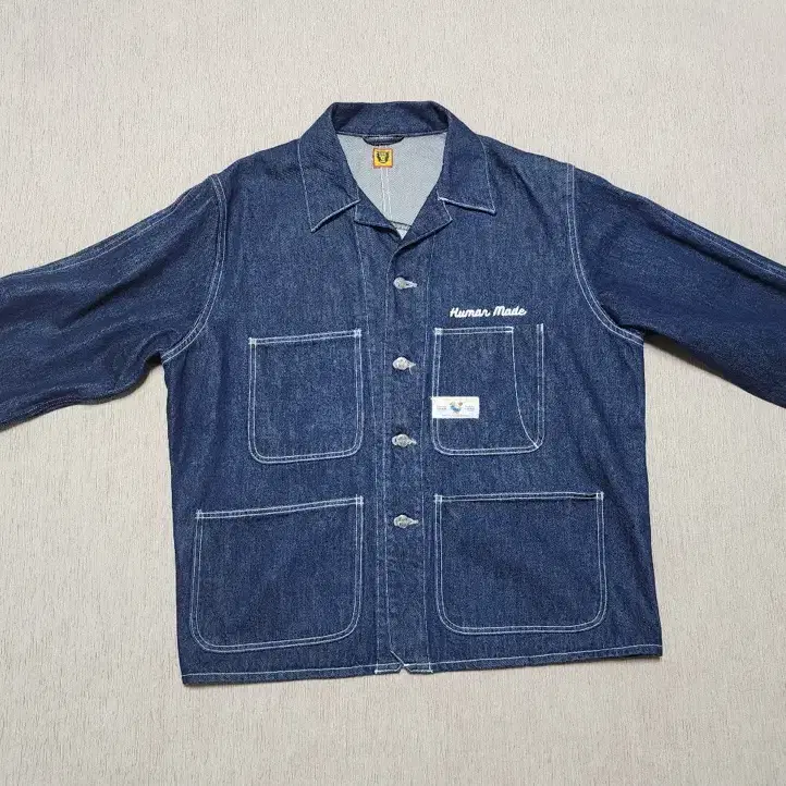 휴먼메이드 Denim Short Coverall Jaket-XXL