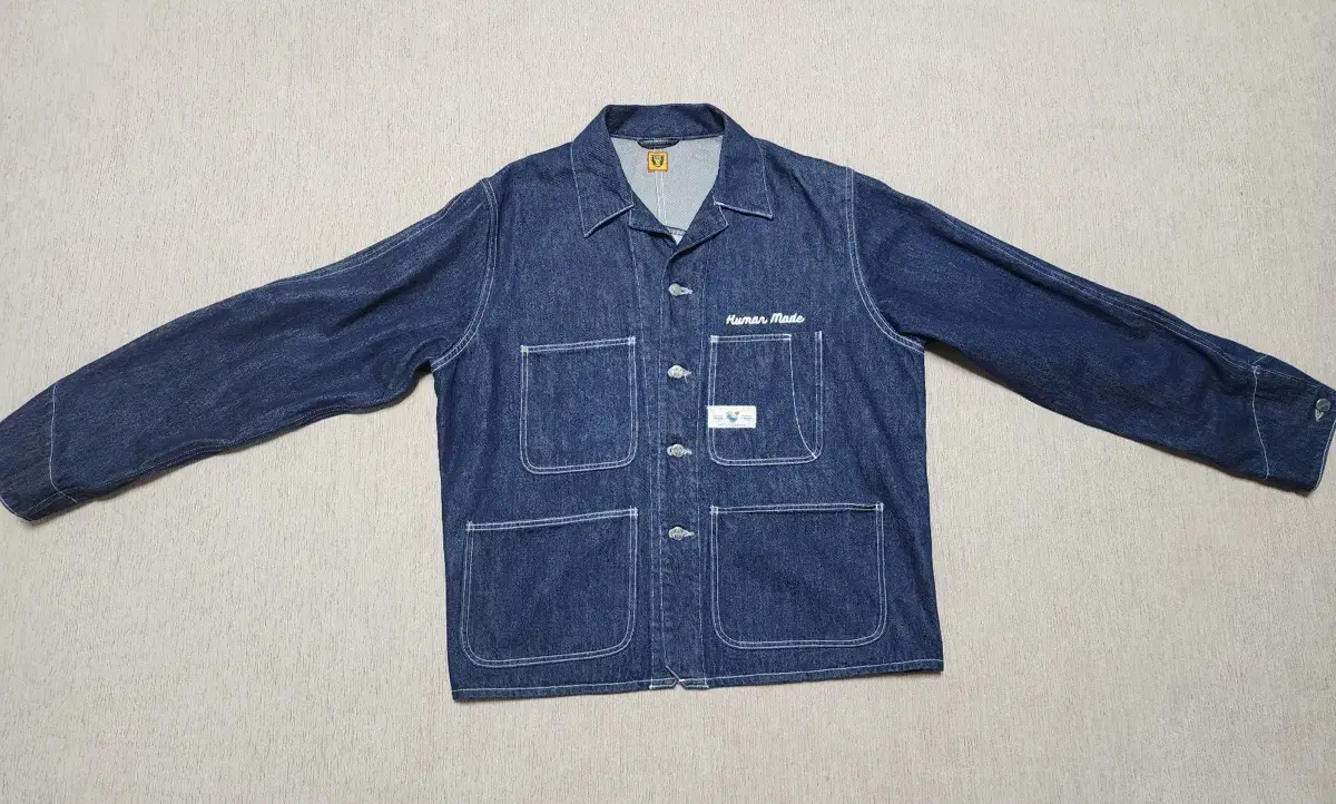 휴먼메이드 Denim Short Coverall Jaket-XXL