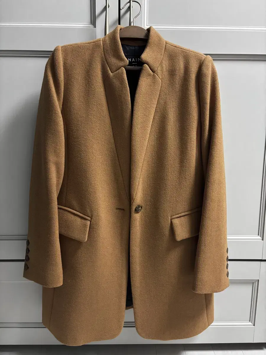 Nine No-Collar Wool Jacket