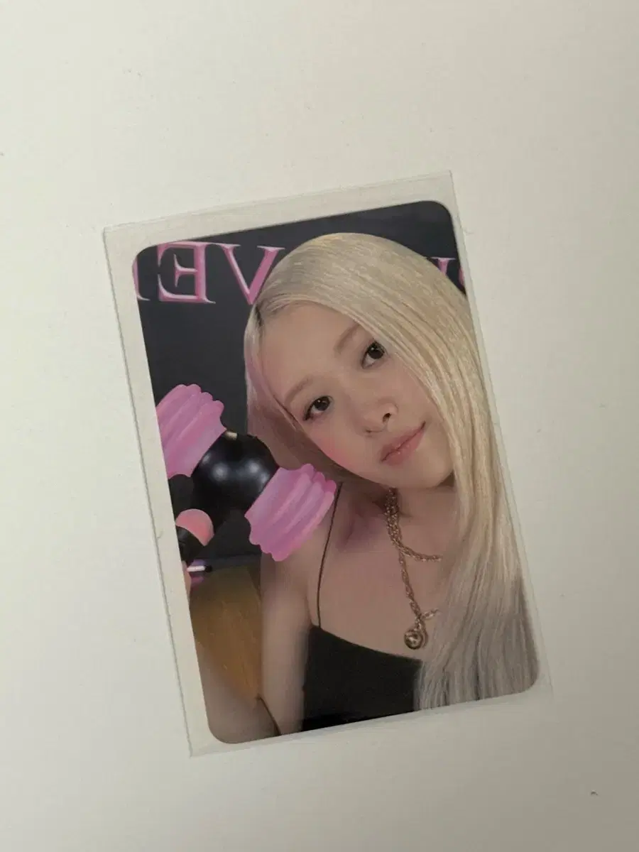 Rose Bone Pink Bonbon Photocard