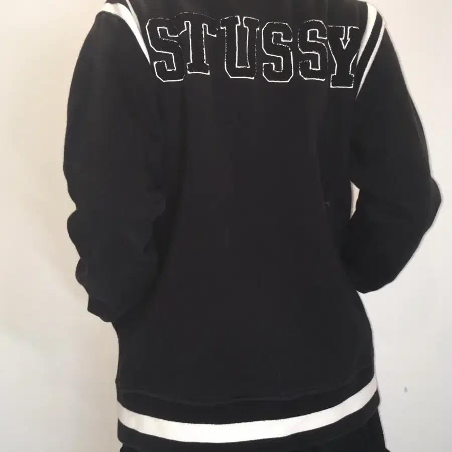 stussy 스투시 크라운 바시티 자켓